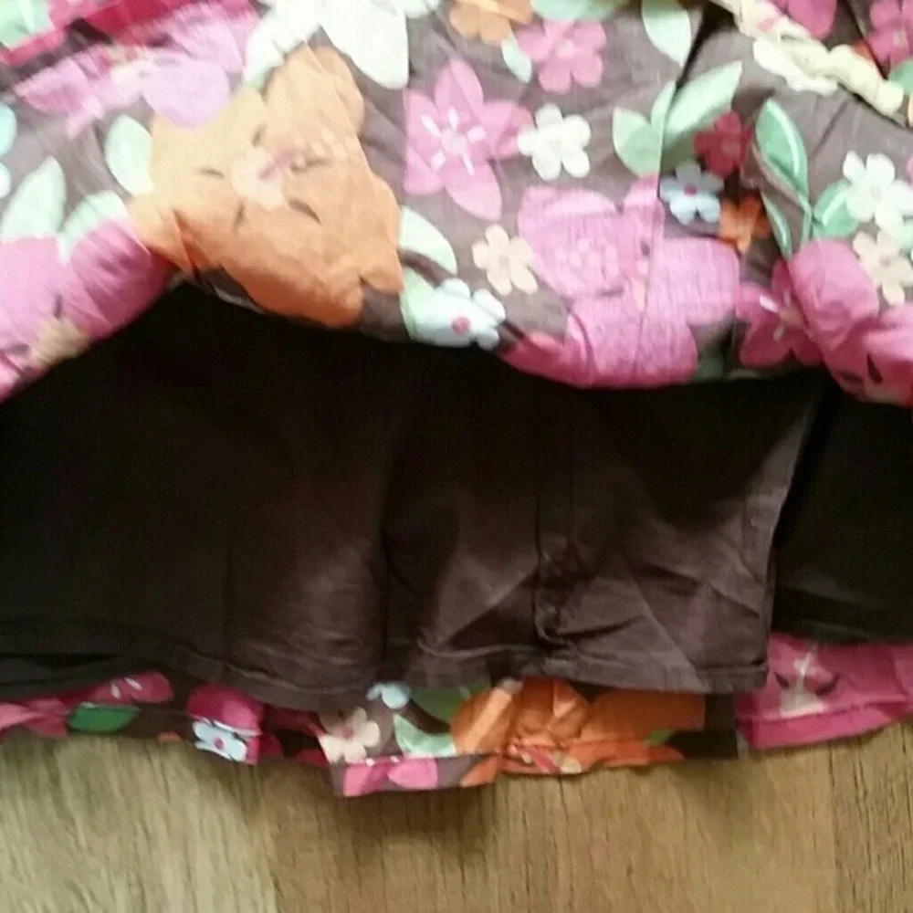 Gymboree Girls Aloha Tank Top and Floral Skirt Outfit Size 7-8‎